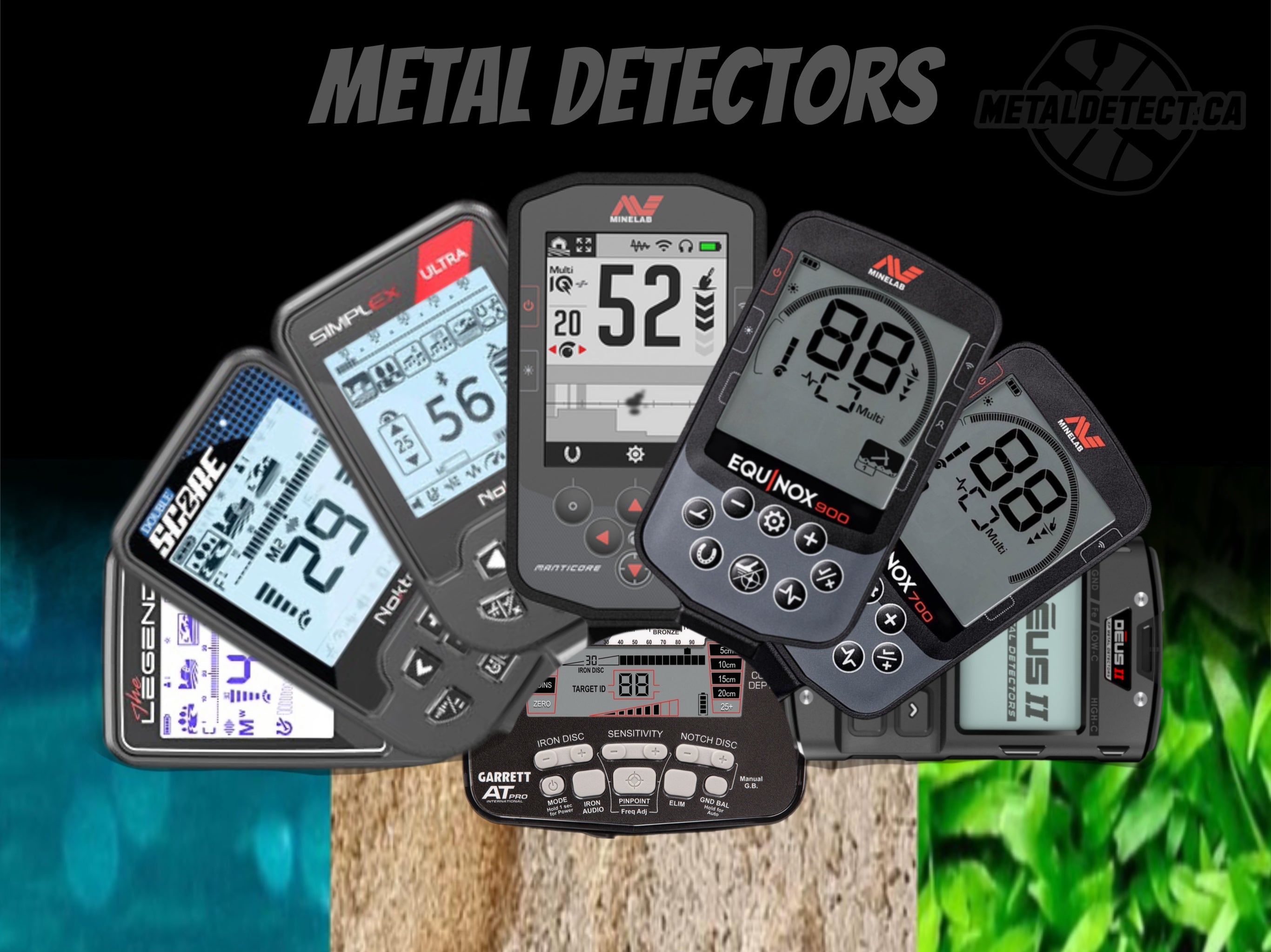 All Metal Detectors and Pinpointers
